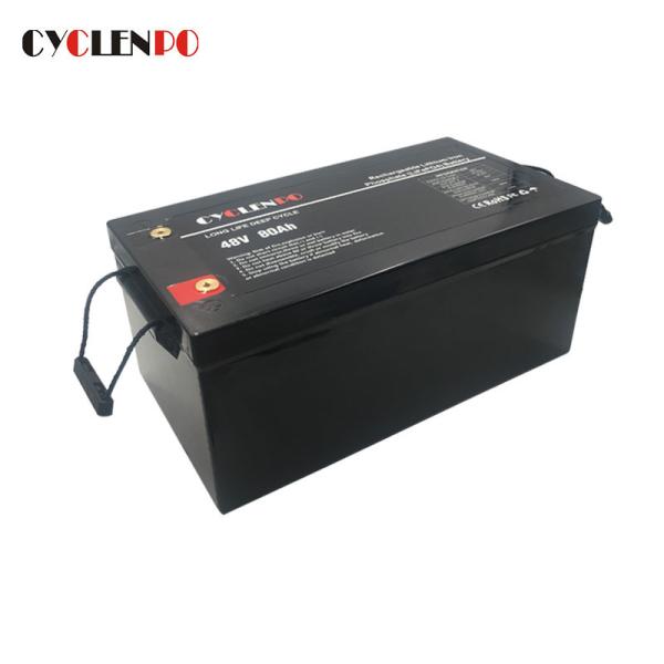 Waterproof 48V LiFePO4 Battery 80ah Lithium Ion Pollution Free 3000 Times Cycle Life