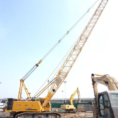 85T Hydraulic Crawler Crane With Good Slewing Performance 1.42km/H Travelling Speed