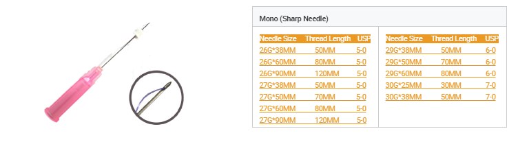 поток pdo Потоки Hyamely не хирургические Absorbable Pcl Pdo для подниматься стороны