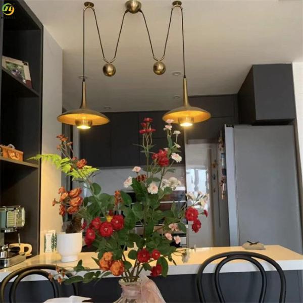 Home/Hotel Metals Art Gold Chrome E27 Application Nordic Pendant Light