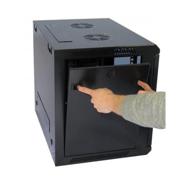 19'' 9u Hang Wall Mounted Data Cabinet International Standard Reliable Structure