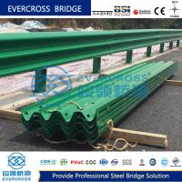 Estrada Anti-Collision Guardrail Galvanizado Spray Verde