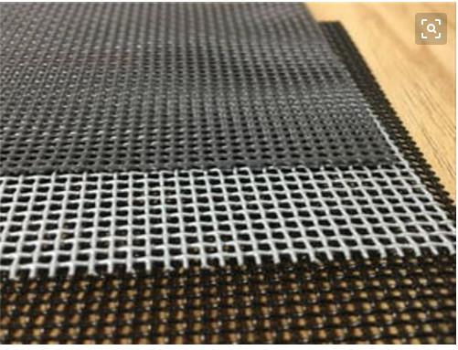 Pantalla de malla de alambre metálico de protección de seguridad a prueba de robos con perfil de aluminio, tejido liso