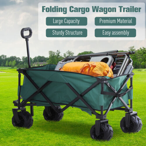 Customizable Support Portable Folding Cargo Wagon Trailer for Treeking and Shopping