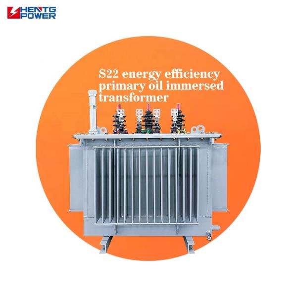 HENTG Power Oil immersed  Electrical Transformer 30 Kva-630 KVA Dyn11 / Yyn0 Vector