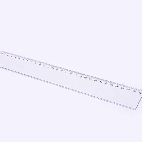 good quality 30cm clear plastic ruler