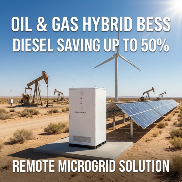 125kW 261kWh Liquid Cooling BESS Diesel Generator Hybrid Solution for Oil Gas Field Microgrid System