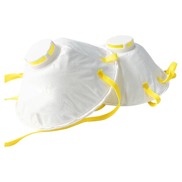 Anti Particulate Disposable Respirator Mask , Dust Protection Mask Cone Shape