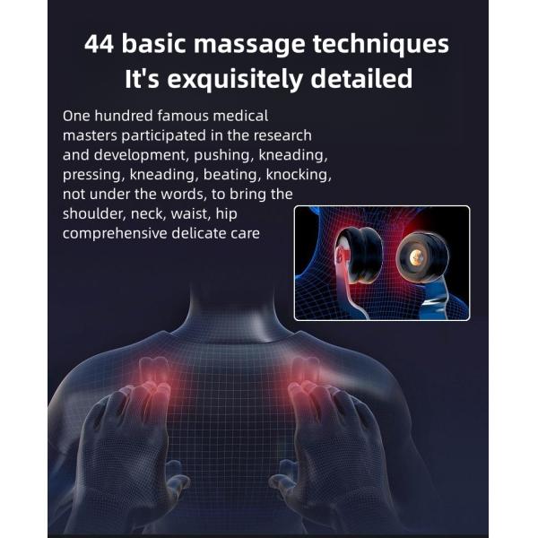 Full Body Electric Massage Chair Adjustable Height Salon Furniture Multifunctional Bed Relax Recliner