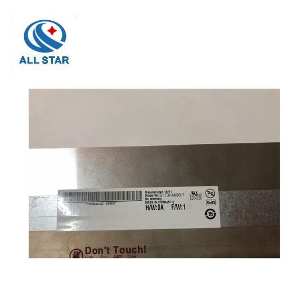 17.3 Inch AUO LCD Panel , EDP 40 Pin IPS Anti Glare Lcd Screen 144Hz B173HAN03.1