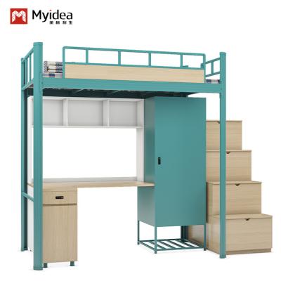 China Fabricante Capsule Bunk Bed For Hostel Inbox Capsule Bunk Bed com escadas
