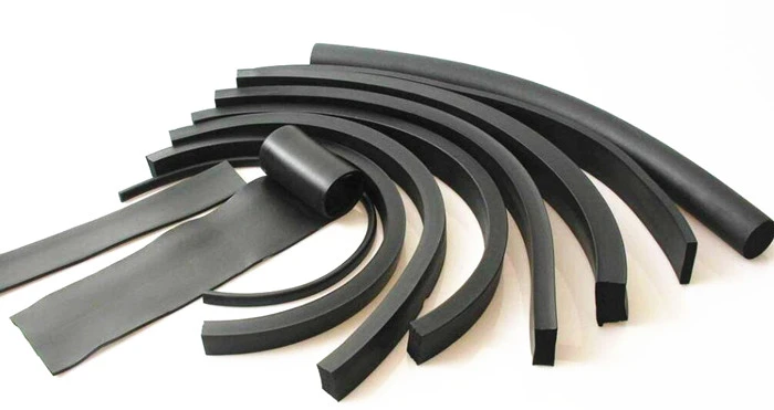 Heat Resistance Black / White EPDM Rubber Sealing Strip Gasket For Windows
