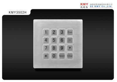 Access Control System IK07 Anti Vandal Stainless Steel Function Keypad
