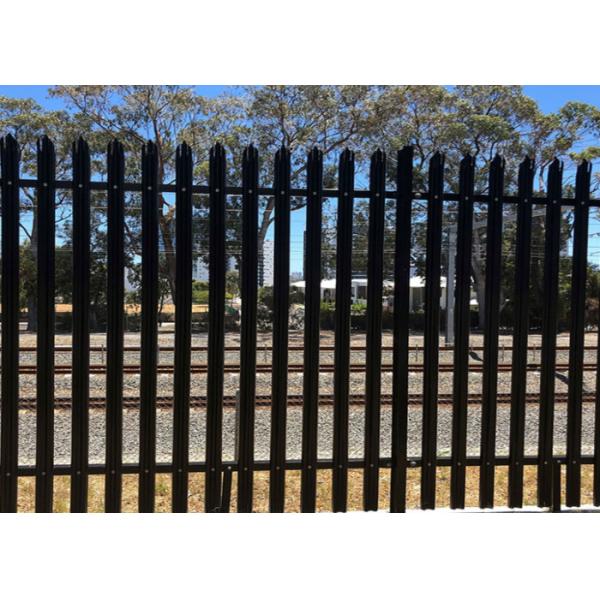 Steel Palisade Fencing 1.8m-3.0m Anti-Climb Security Barrier