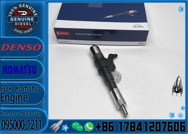 Injecteur de carburant diesel commun 095000-1211 6156-11-3300 095000-1210 095000-0800 095000-0801 pour Komat-su PC400-7 PC450