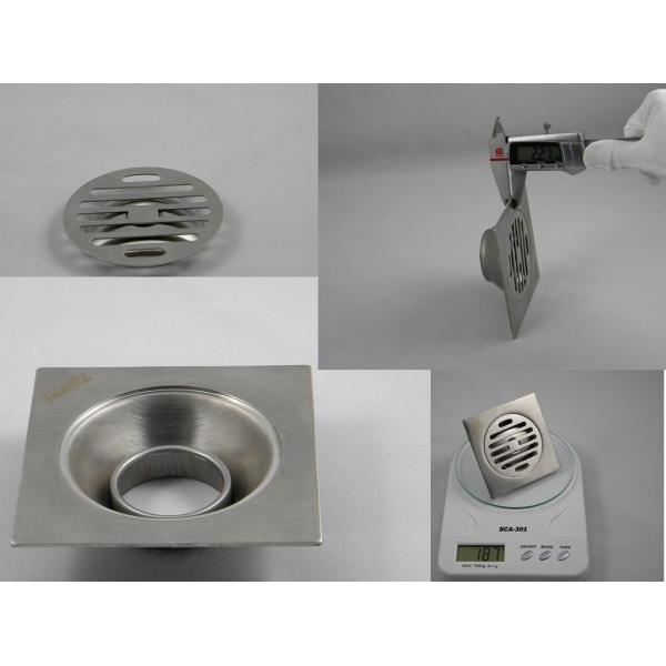 Bathroom Hardware Sets Square 100 x 100mm Stainless Steel Floor Drain