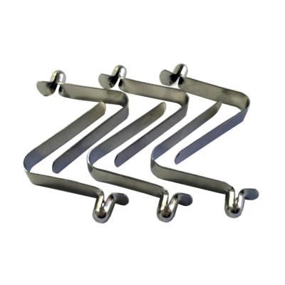 Acier inoxydable 5mm de bouton poussoir de clip à ressort en métal 5.78mm