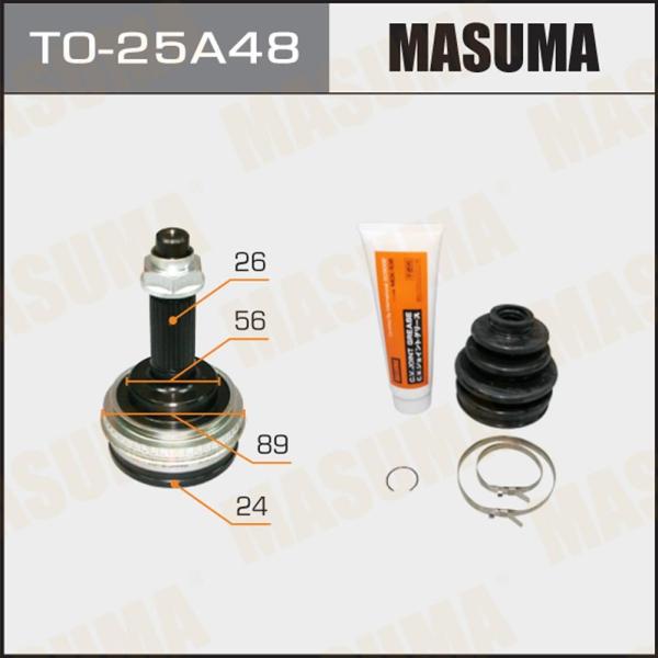 TO-25A48 MASUMA NO. Sistemas de carrocería de automóviles eje de transmisión exterior CV juntas para TOYOTA CALDINA