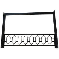 Barrière de protection en fer forgé noir mat Clôtures résidentielles