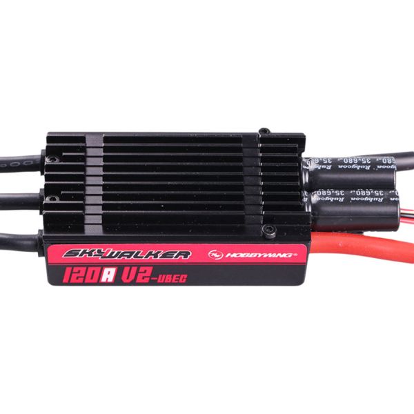 120A Brushless ESC for FPV and Drone Applications with Lightweight 117g Design and LCD Programming Card