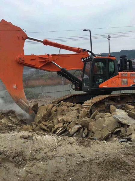 El excavador del CAT de la rotación de 360 grados acorta el auge resistente de la roca
