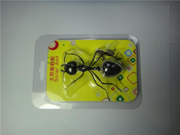 Black Solar Powered Ant Simulation Early Education Solar Insect Toy