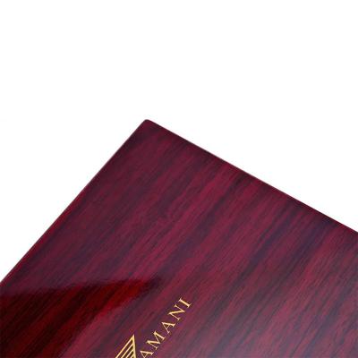 Piano Paint MDF Pasted Special Paper Empty Wooden Gift Packaging Box High Gloss