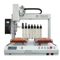 Máquina de soldadura de estaño automática industrial de doble cabeza