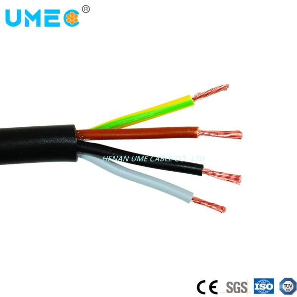 Cabos elétricos flexíveis de PVC com revestimento de PVC isolado H03VV-F para OEM aceitados