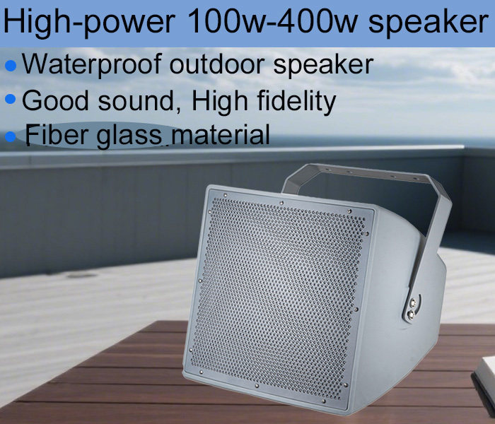 Fiberglass 8 Ohm Horn Speaker 12 Coaxial Speaker Elegant Horn Loudspeaker