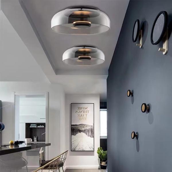 Modern Wall  Indoor Led Bedside Hotel  Gold Small Glass Wall Lamp