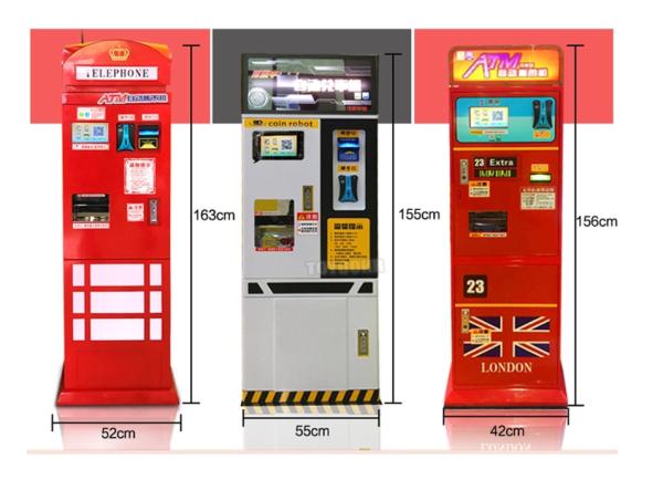 Cinema Arcade Game Machine Parts Metal Cabinet ATM Currency Paper Bill Token Coin Exchanger