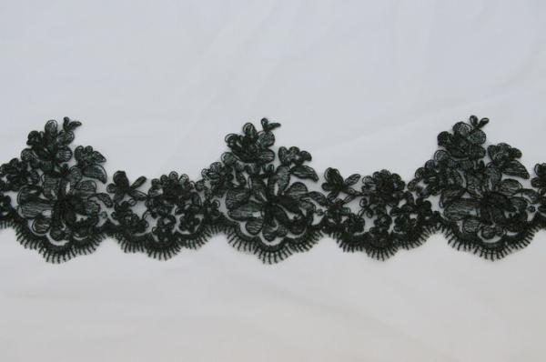 garment accessories fancy  Embroidery cord lace border Different Color