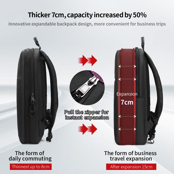 T-B9013 Expandable Large Capacity Waterproof Nylon Travel Outdoor Bagpack Laptop Backpack Men women