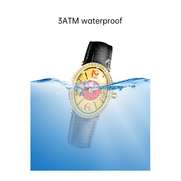 Мода Круглый Корпус Женские Кварцевые Часы Браслет Роскошные Женщины