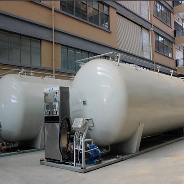 Estações montadas patim 2.5mpa do LPG Autogas, posto de gasolina do patim de um LPG de 50000 litros