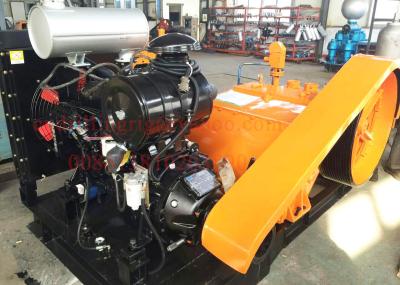 Triplex Deep Hole Drilling Mud Pump , Single Acting Cylinder Reciprocating Piston Pump