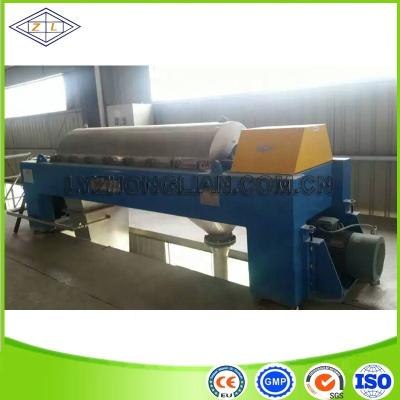 Decanter horizontal contínuo parafusos de sedimentação Separação líquida sólida