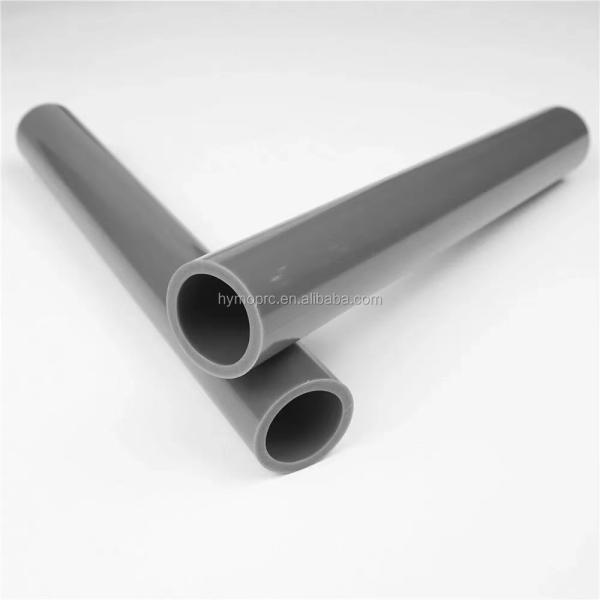 Affordable Grey PVC Pipe for Water Supply 2 Inch Connection Pipe Regrind Material