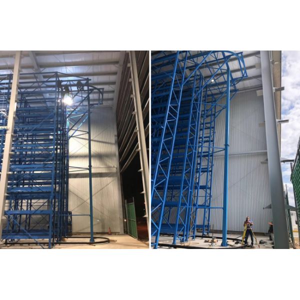 U-Turn Stacker Crane Curve Rail Type S/R Machine ASRS Automatic Storage And Retrieval System