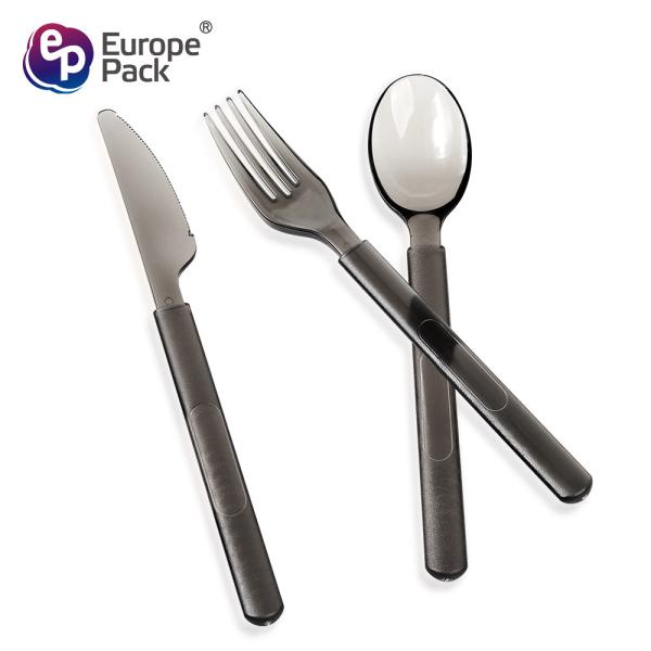 Eco-Friendly Dessert Plastic Knife Fork Spoon Ps Plastic Disposable Cutlery