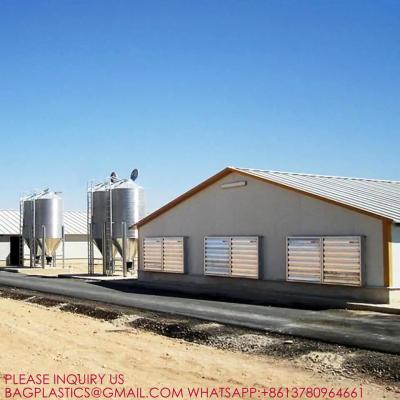Mobile Chicken House Steel Structure Poultry Shed Workshop Building Customize Steel Parts For Equipment