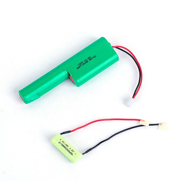 Ni-MH Battery Pack, Upgrade 4.8V 2400mAh Rechargeable AA Battery Pack With SM 2P Plug and Charge Cable for RC Trucks 1:18, 1:16