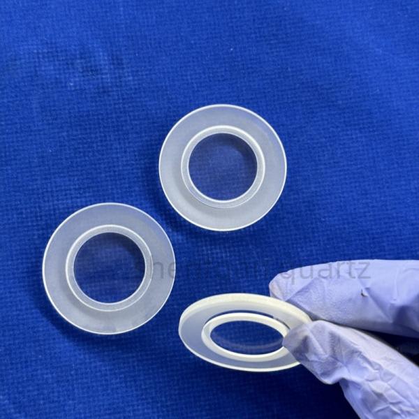 Slotted Quartz Glass Sheet Fused Quartz Window Factory Custom High Temperature High Permeability