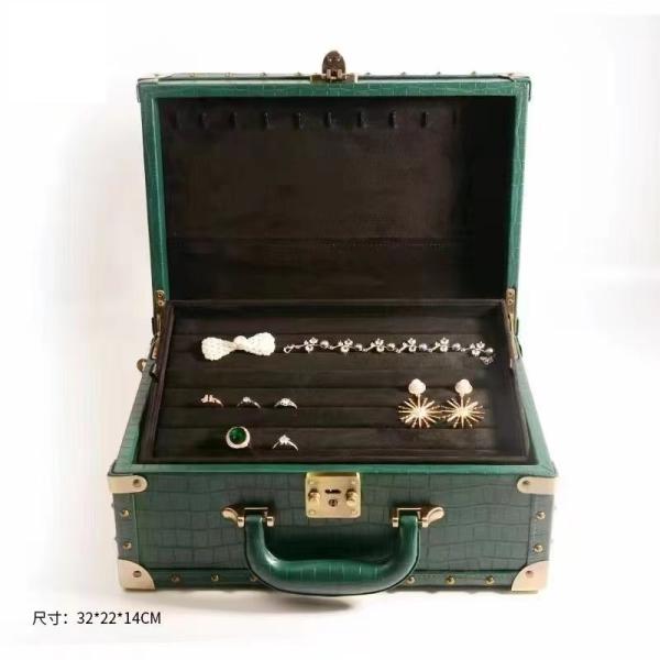 Alligator Pattern Hand Made LV Style Personalised Custom Made Paper Jewelry Box