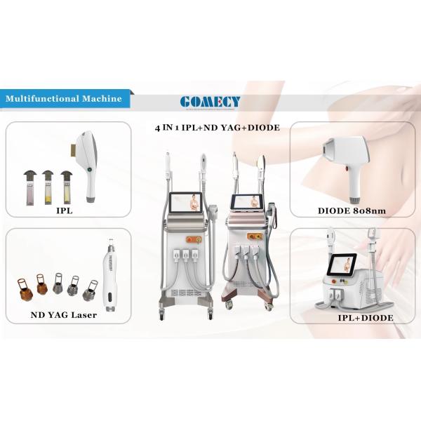 Super model new design 4 in 1 Nd Yag Tattoo Removal diode laser IPL skin rejuvenation beauty machine