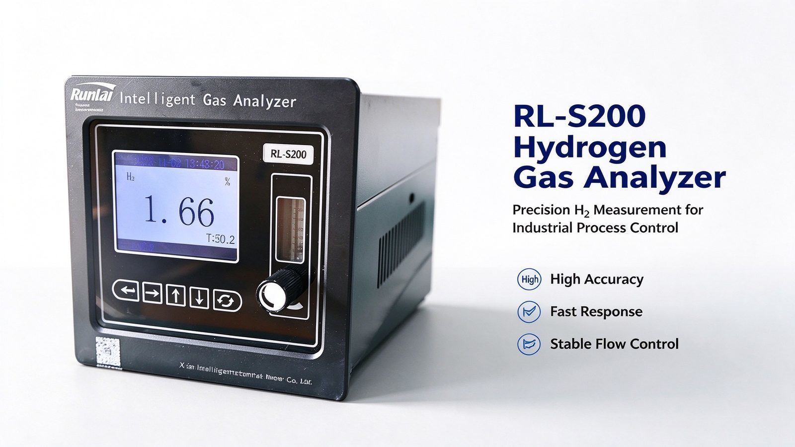 H2 Portable Hydrogen Detector For Power Plant Petrochemical Customizable OEM ODM