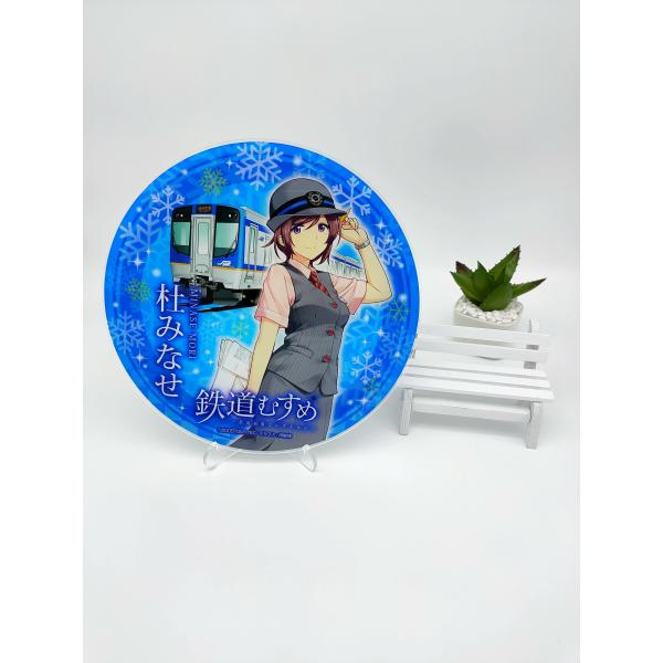 Silk Screen Acrylic Figure Anime With Stainless Steel Stents ODM Available