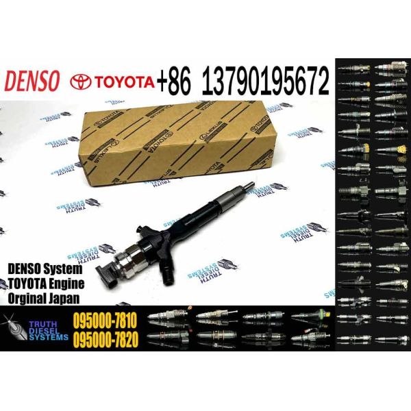 095000-7810 23670-30290 Diesel Common Rail Injection Valve Part Number DCRI107820