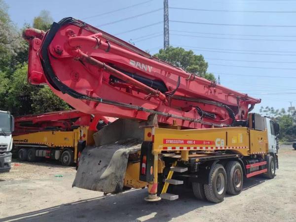 Mercedes Benz chassis 49m truck mounted concrete pump truck Sany Heavy Industry price